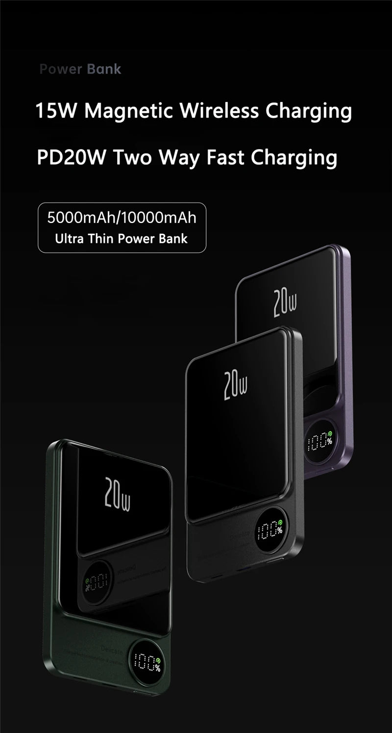 Winnee Magnetic Power Bank Slimline